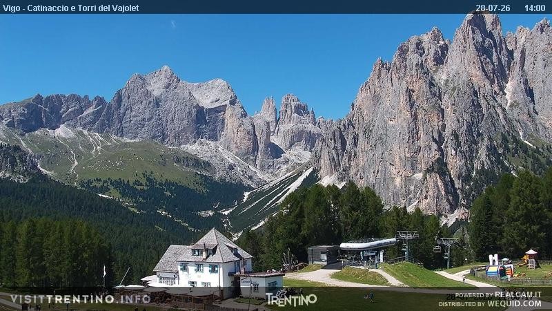 Archiv Foto Webcam Gardeccia-Mulde