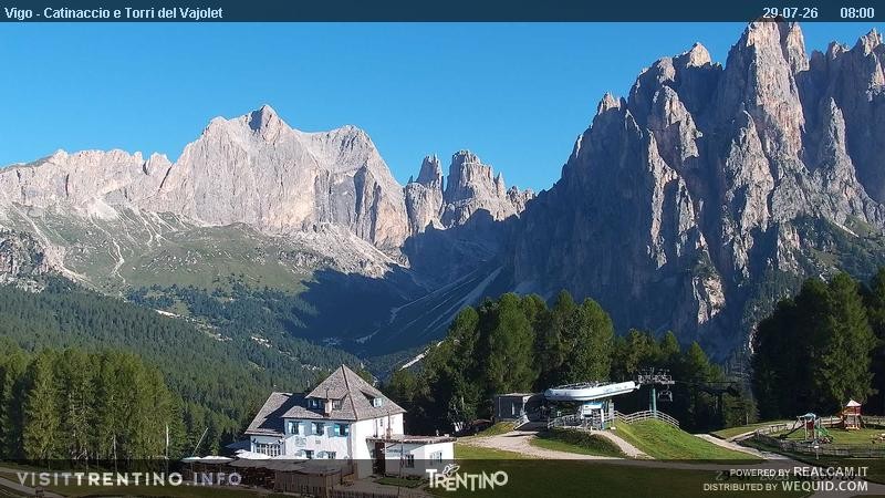Archiv Foto Webcam Gardeccia-Mulde