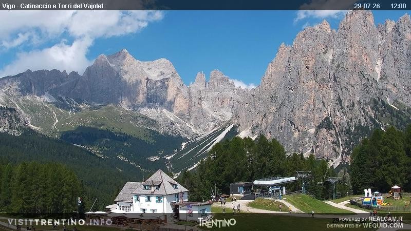 Archiv Foto Webcam Gardeccia-Mulde