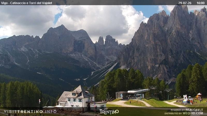Archiv Foto Webcam Gardeccia-Mulde