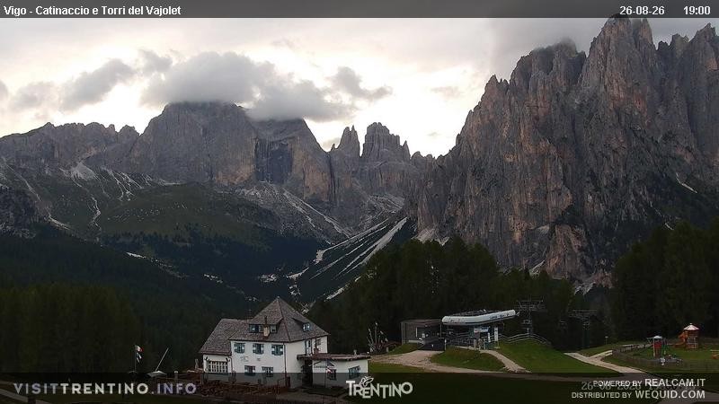 Archiv Foto Webcam Gardeccia-Mulde