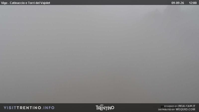 Archived image Webcam Torri del Vajolet - Val di Fassa