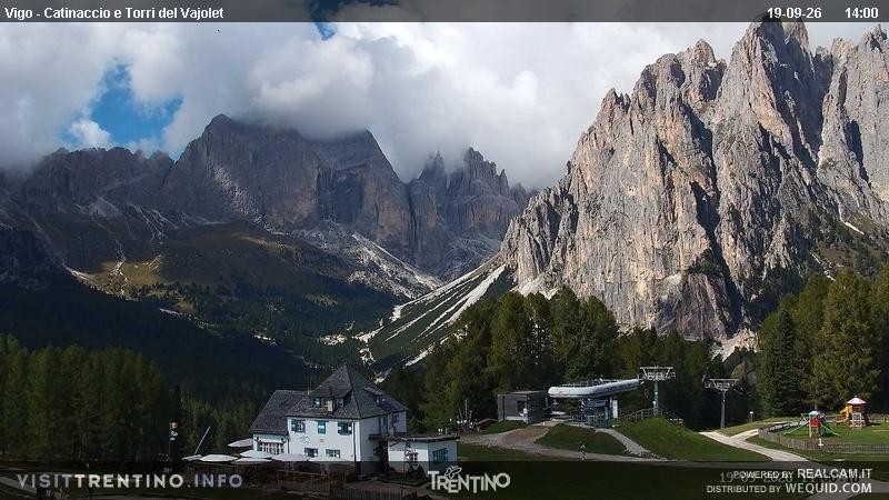 Archiv Foto Webcam Gardeccia-Mulde
