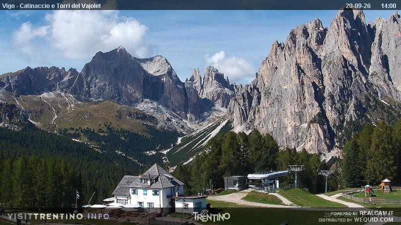 Archiv Foto Webcam Gardeccia-Mulde