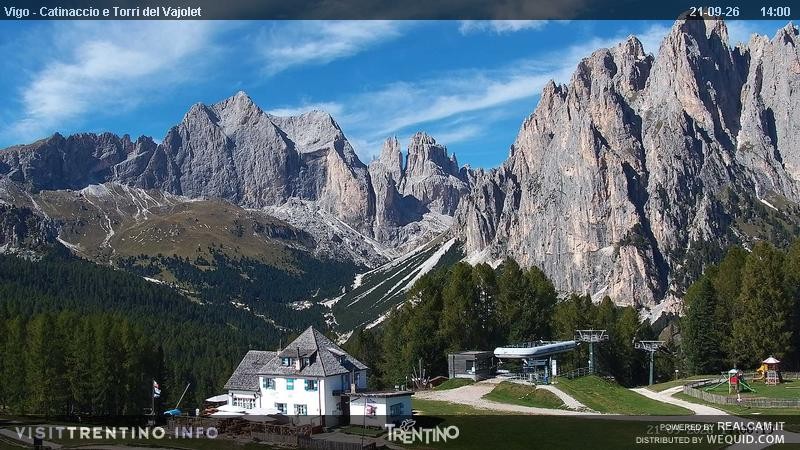 Archiv Foto Webcam Gardeccia-Mulde