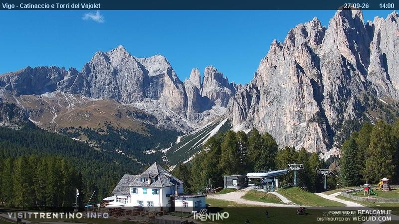 Archiv Foto Webcam Gardeccia-Mulde