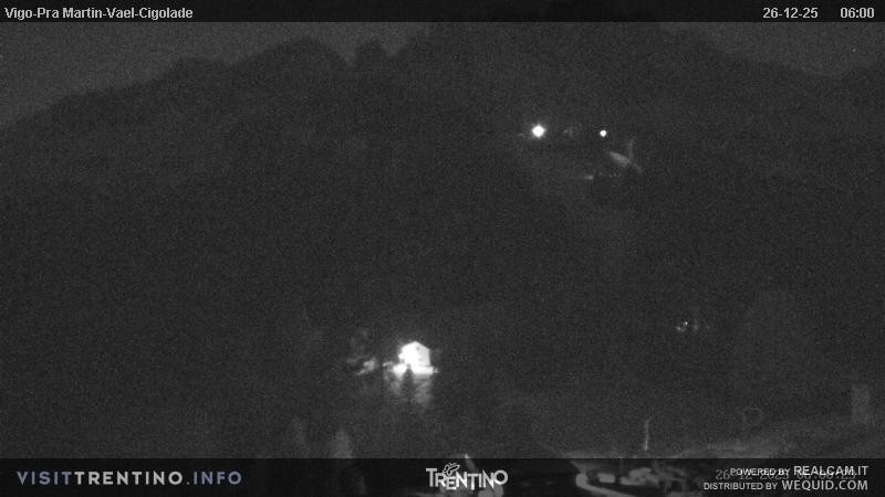 Archiv Foto Webcam Bergstation des Sesselliftes Pian Pecei-Pra Martin