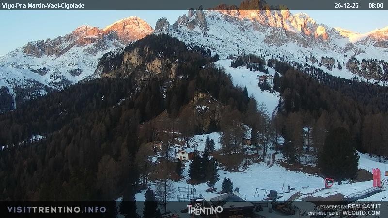 Archiv Foto Webcam Bergstation des Sesselliftes Pian Pecei-Pra Martin