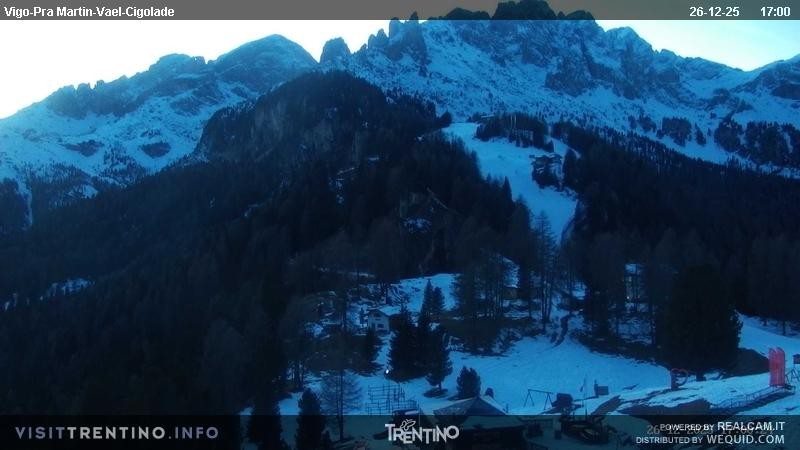 Archiv Foto Webcam Bergstation des Sesselliftes Pian Pecei-Pra Martin