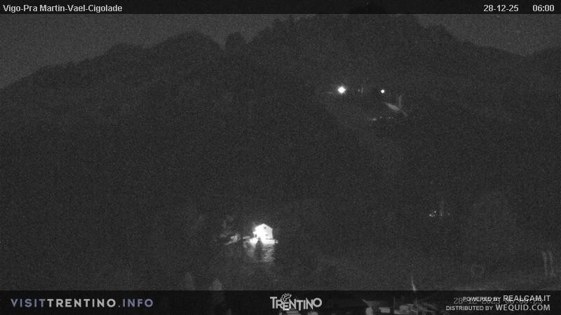 Archiv Foto Webcam Bergstation des Sesselliftes Pian Pecei-Pra Martin