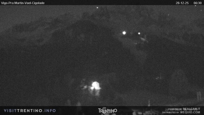 Archiv Foto Webcam Bergstation des Sesselliftes Pian Pecei-Pra Martin