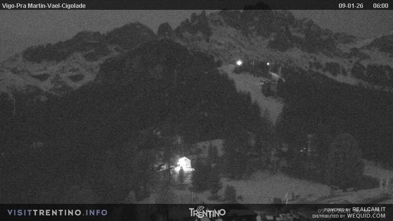 Archiv Foto Webcam Bergstation des Sesselliftes Pian Pecei-Pra Martin