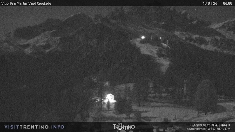 Archiv Foto Webcam Bergstation des Sesselliftes Pian Pecei-Pra Martin