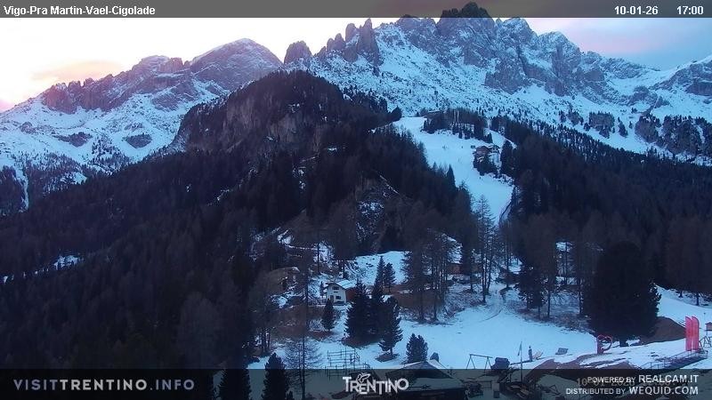 Archived image Webcam Top station of the Pian Pecei-Pra Martin chair lift