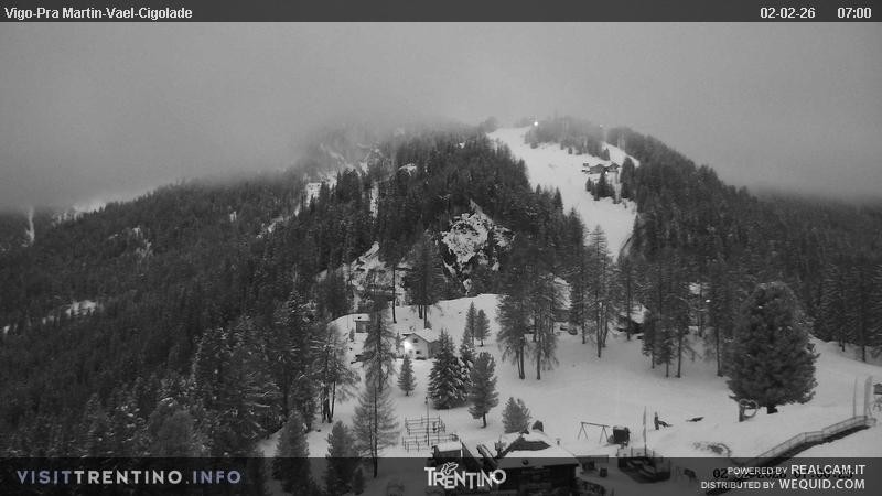 Archiv Foto Webcam Bergstation des Sesselliftes Pian Pecei-Pra Martin