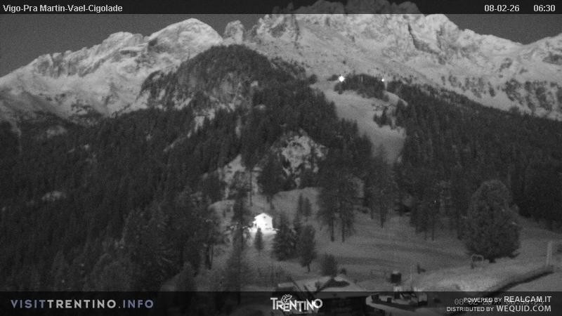 Archiv Foto Webcam Bergstation des Sesselliftes Pian Pecei-Pra Martin