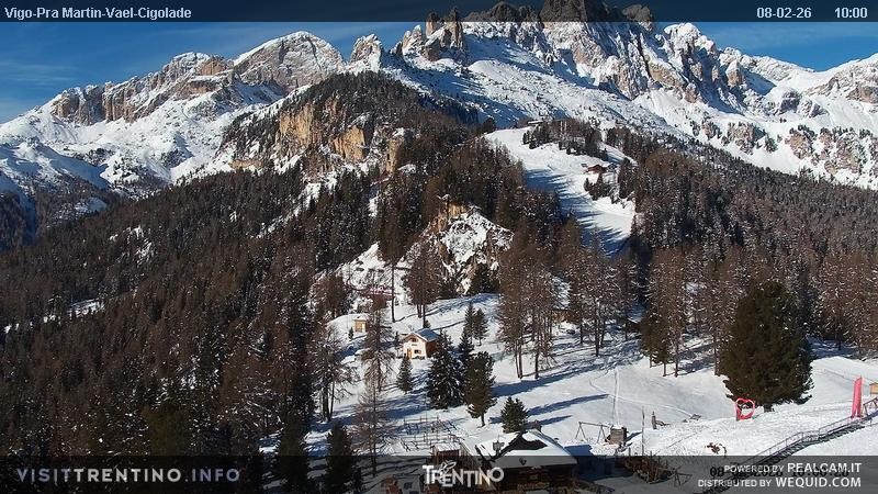 Archiv Foto Webcam Bergstation des Sesselliftes Pian Pecei-Pra Martin