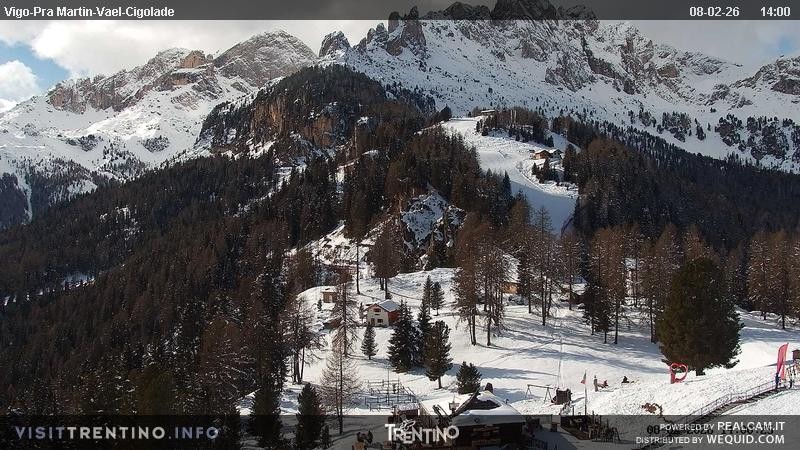 Archiv Foto Webcam Bergstation des Sesselliftes Pian Pecei-Pra Martin