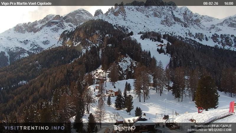 Archiv Foto Webcam Bergstation des Sesselliftes Pian Pecei-Pra Martin