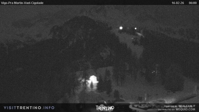 Archiv Foto Webcam Bergstation des Sesselliftes Pian Pecei-Pra Martin