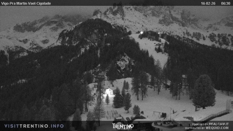 Archiv Foto Webcam Bergstation des Sesselliftes Pian Pecei-Pra Martin