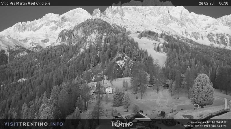 Archiv Foto Webcam Bergstation des Sesselliftes Pian Pecei-Pra Martin