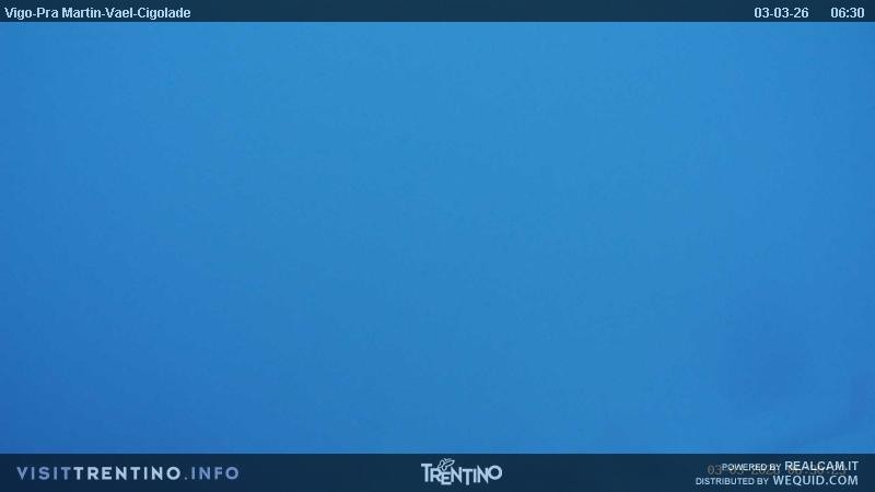 Archiv Foto Webcam Bergstation des Sesselliftes Pian Pecei-Pra Martin