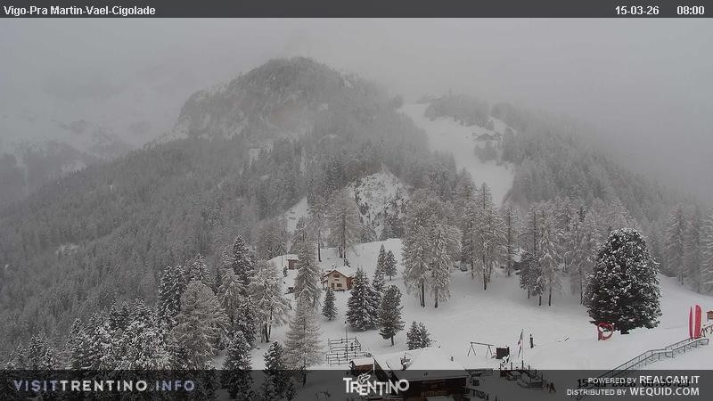 Archived image Webcam Top station of the Pian Pecei-Pra Martin chair lift