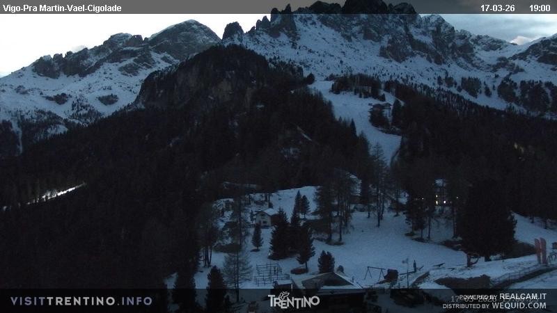 Archiv Foto Webcam Bergstation des Sesselliftes Pian Pecei-Pra Martin