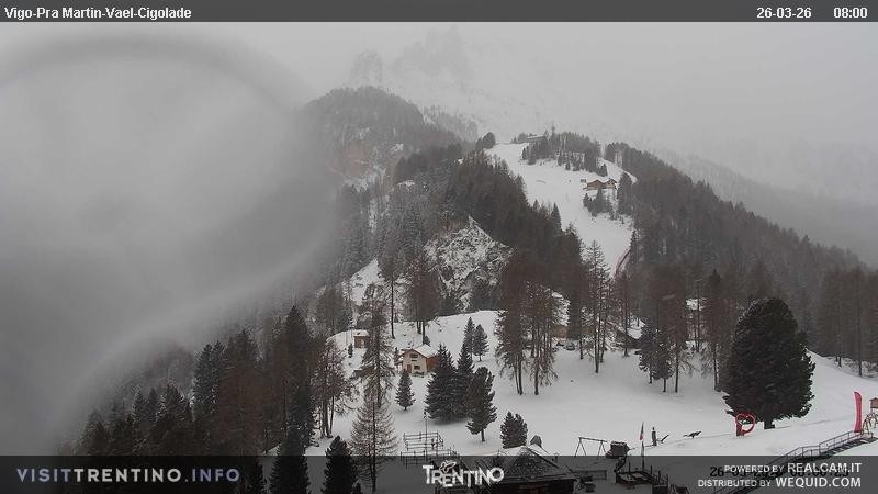 Archived image Webcam Top station of the Pian Pecei-Pra Martin chair lift