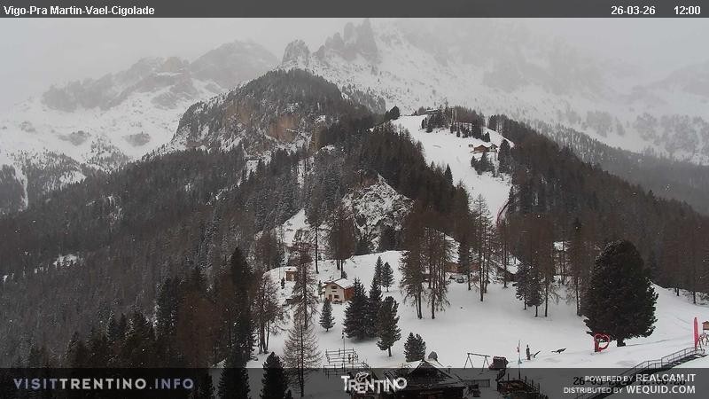 Archived image Webcam Top station of the Pian Pecei-Pra Martin chair lift