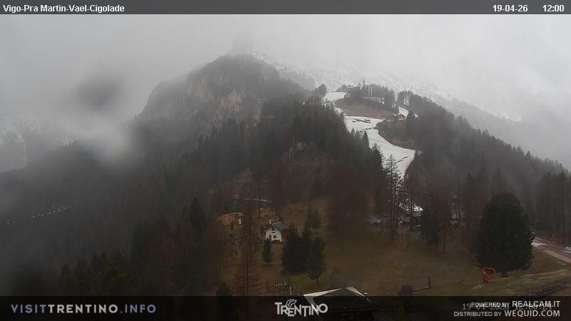 Archived image Webcam Top station of the Pian Pecei-Pra Martin chair lift