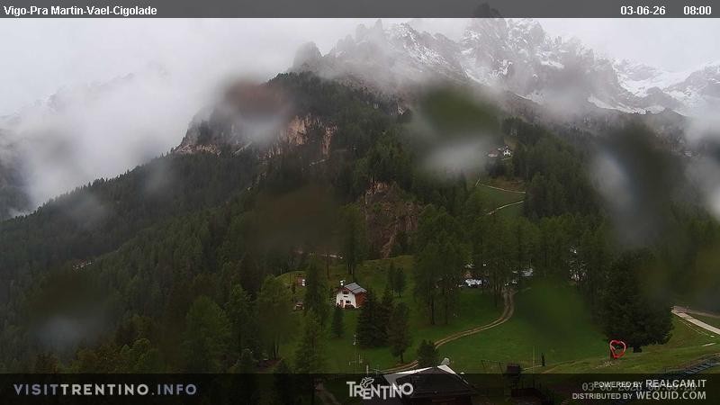 Archived image Webcam Top station of the Pian Pecei-Pra Martin chair lift