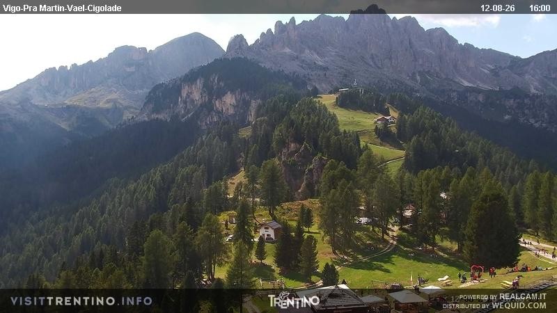 Archiv Foto Webcam Bergstation des Sesselliftes Pian Pecei-Pra Martin