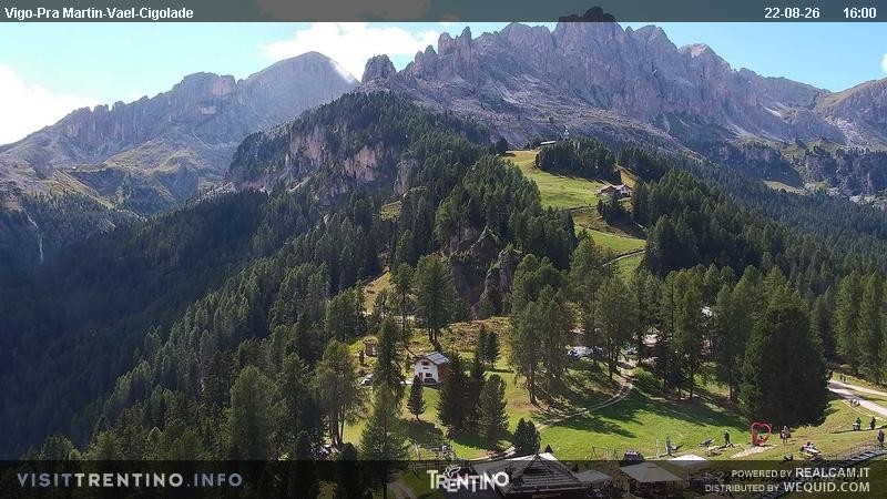 Archiv Foto Webcam Bergstation des Sesselliftes Pian Pecei-Pra Martin