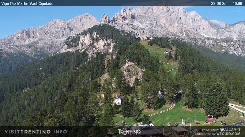 Archiv Foto Webcam Bergstation des Sesselliftes Pian Pecei-Pra Martin