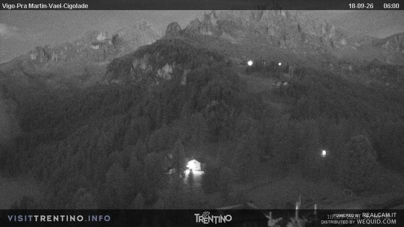 Archived image Webcam Top station of the Pian Pecei-Pra Martin chair lift