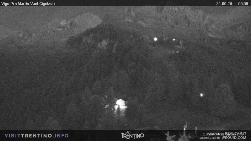 Archived image Webcam Top station of the Pian Pecei-Pra Martin chair lift