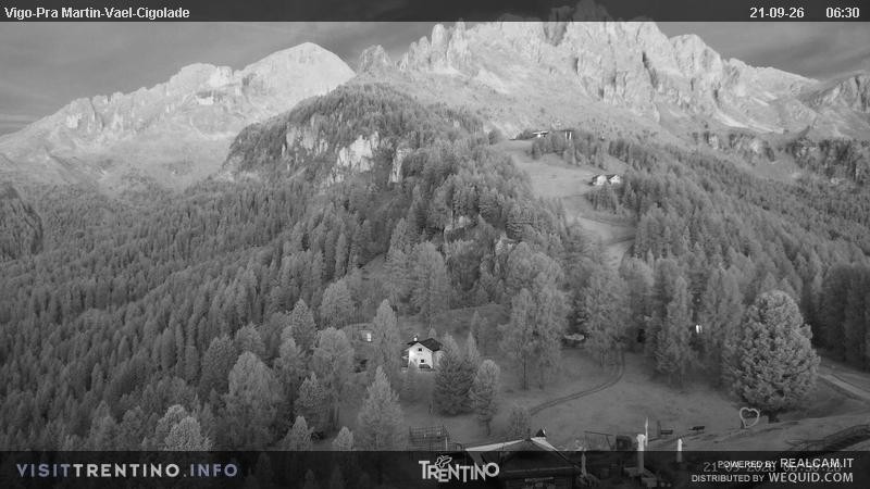 Archived image Webcam Top station of the Pian Pecei-Pra Martin chair lift