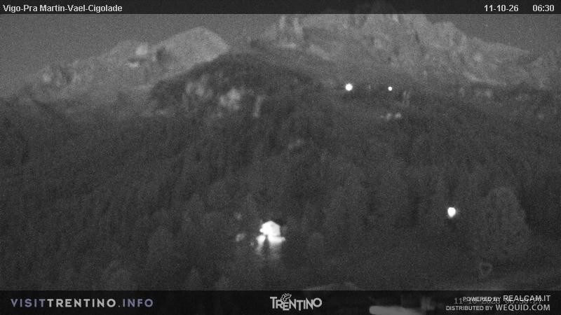 Archived image Webcam Top station of the Pian Pecei-Pra Martin chair lift