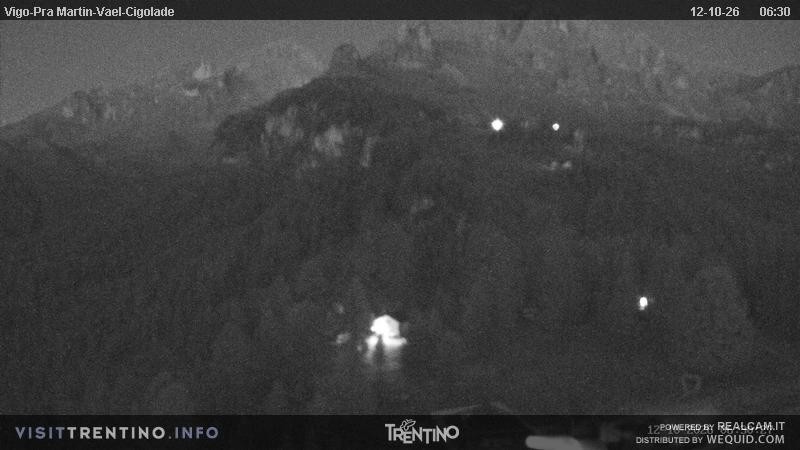 Archiv Foto Webcam Bergstation des Sesselliftes Pian Pecei-Pra Martin