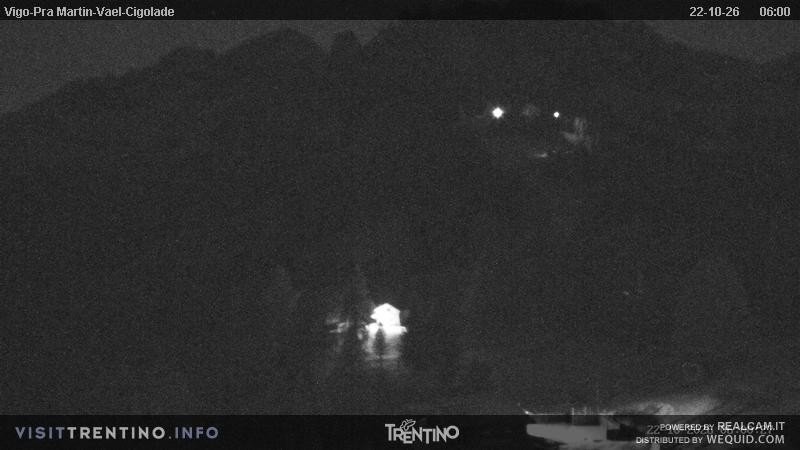 Archiv Foto Webcam Bergstation des Sesselliftes Pian Pecei-Pra Martin