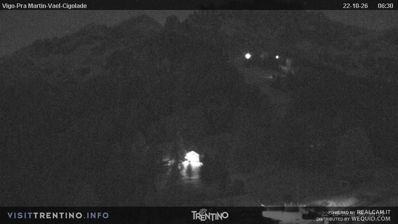 Archiv Foto Webcam Bergstation des Sesselliftes Pian Pecei-Pra Martin