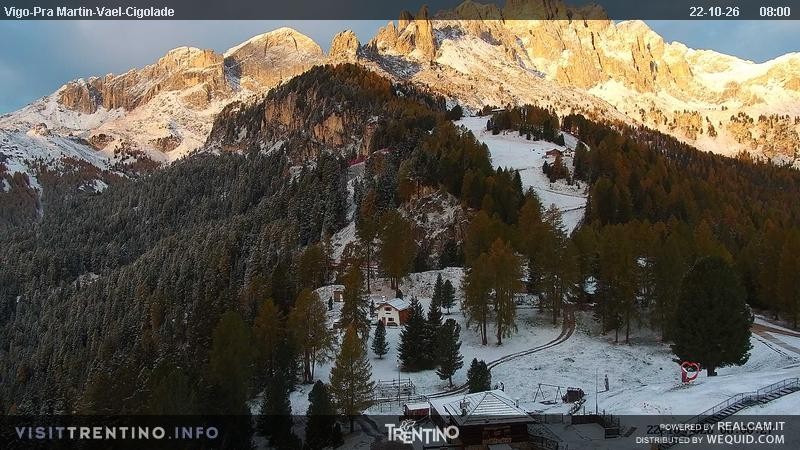 Archiv Foto Webcam Bergstation des Sesselliftes Pian Pecei-Pra Martin