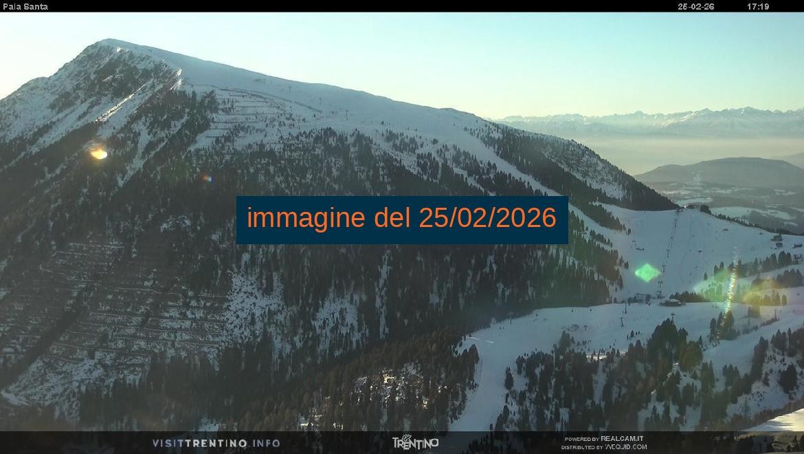 Archived image Webcam Trentino, Pala Santa