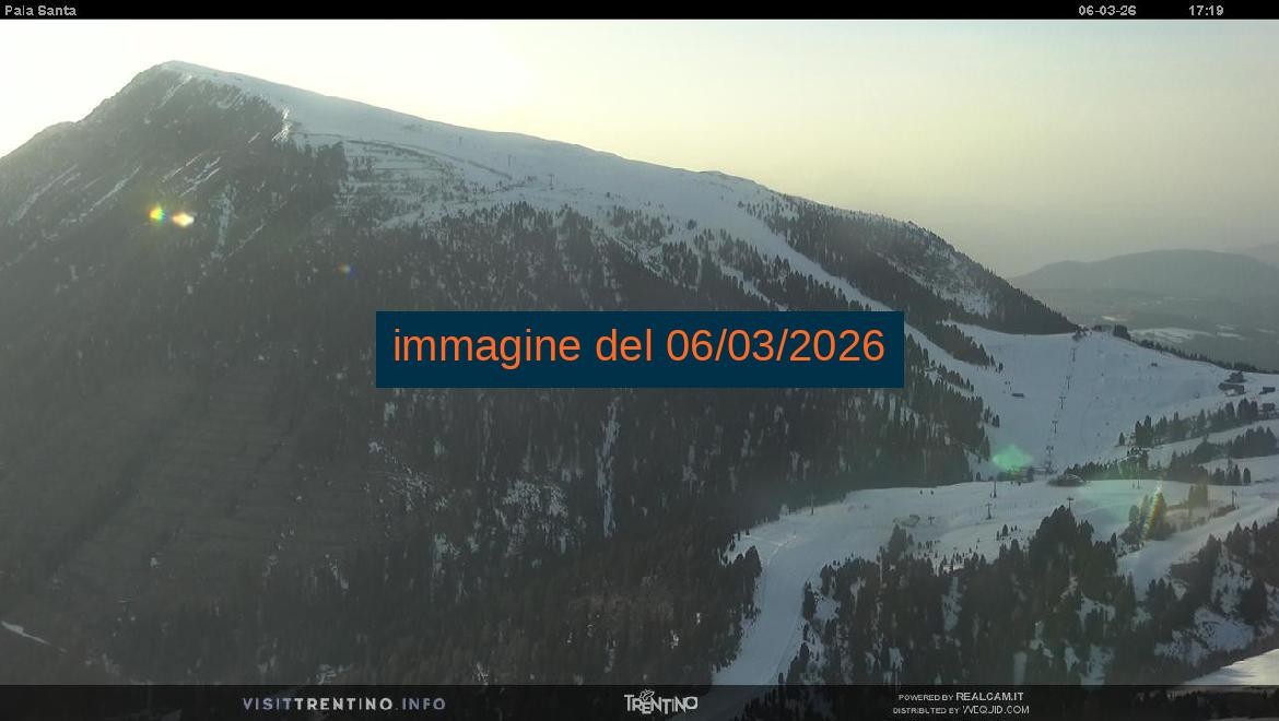 Archived image Webcam Trentino, Pala Santa