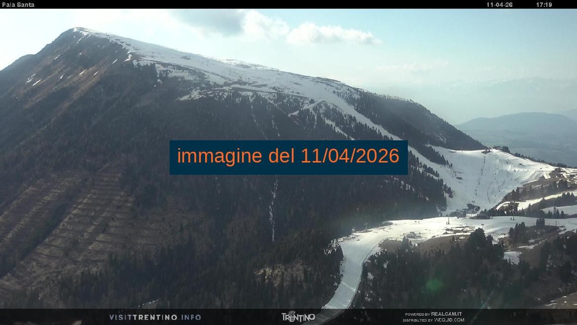 Archived image Webcam Trentino, Pala Santa