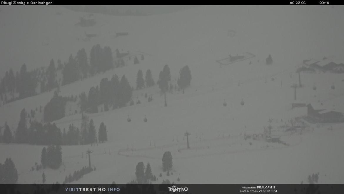 Archived image Webcam Val di Fiemme Rifugi Zisch