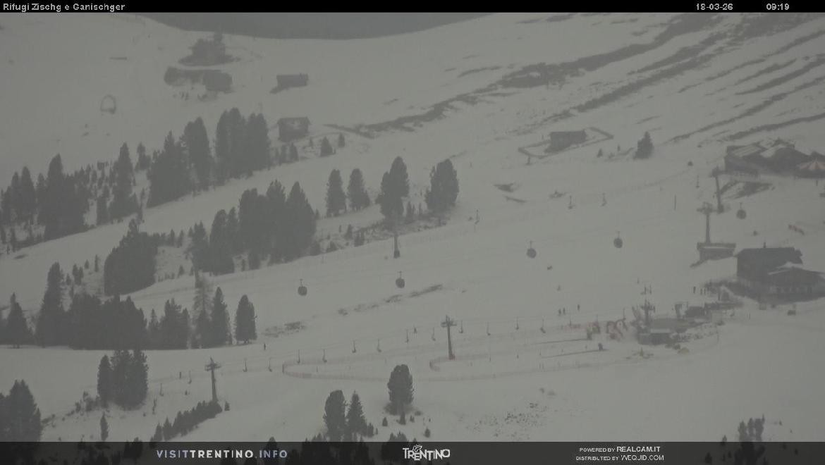 Archived image Webcam Val di Fiemme Rifugi Zisch