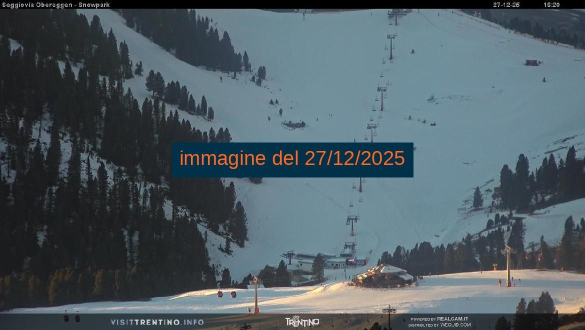 Archiv Foto Webcam Val di Fiemme Obereggen